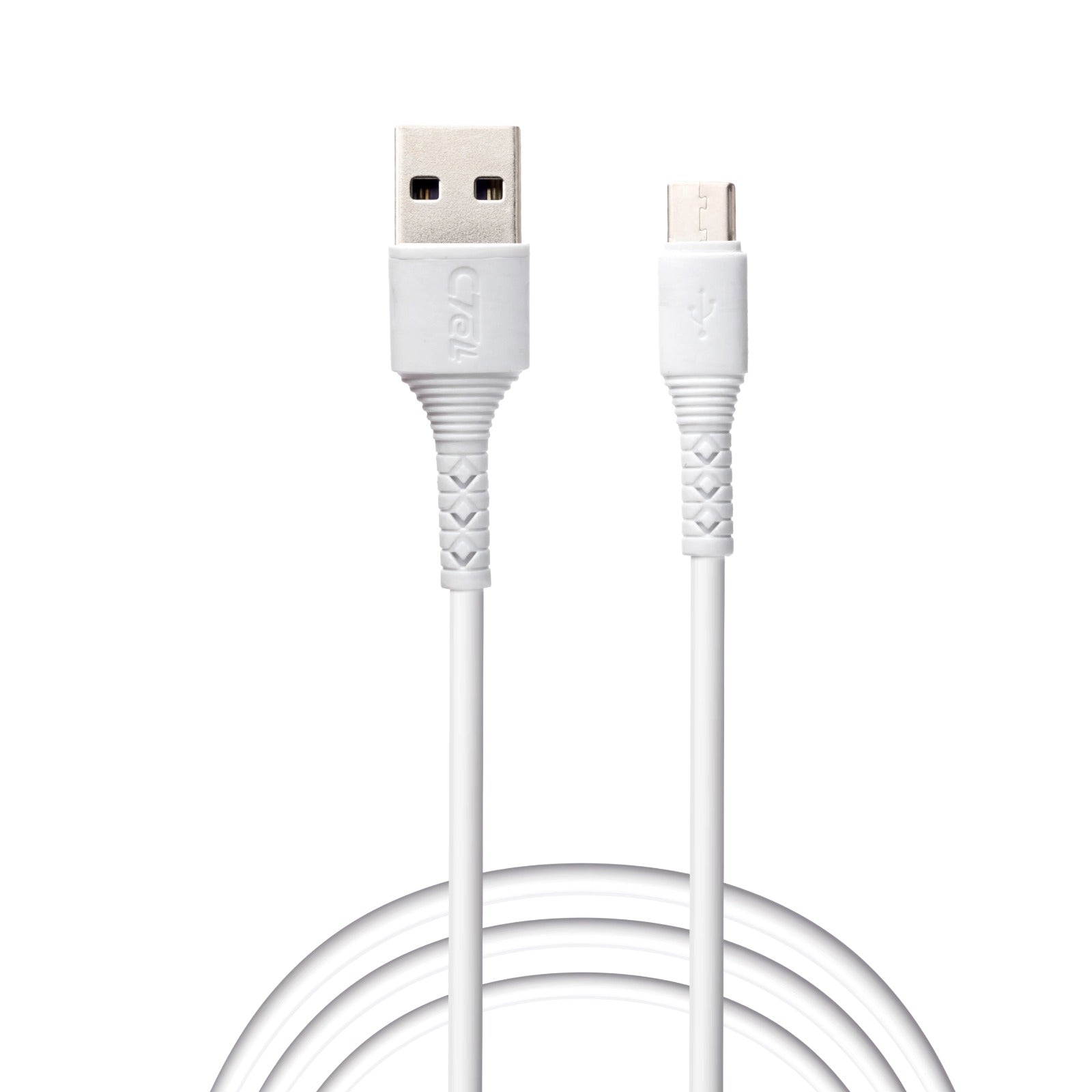 كابل شحن سريع مايكرو من سيل تيل، أبيض - CT-S547 كابل شحن سريع مايكرو من سيل تيل، أبيض - CT-S547